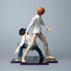Anime Death Note Yagami Light & L PVC Action Figure Model Statue Boxed Gift Toy