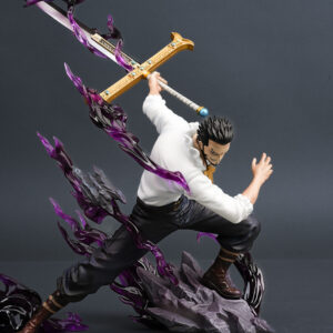 One Piece GK Dracule "Hawk-Eye" Mihawk – Great Swordsman Battle Edition Anime Figure, Desk Display Statue